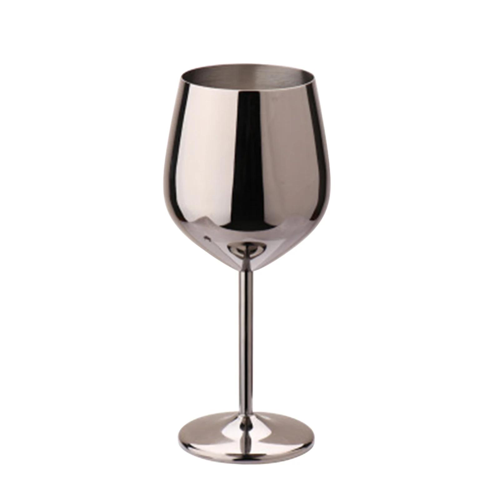 

500ml Drinkware Wedding Barware Smooth Goblet Champagne Cocktail Stainless Steel Wine Glasses Gift Juice Easy Clean Anniversary