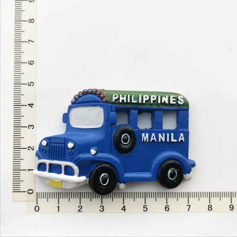 Дорожный 3D магнитный холодильник на магните из Манилы Филиппины