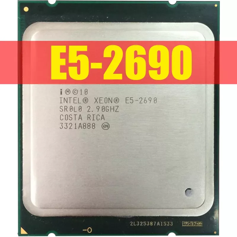 

Intel Xeon Processor E5 2690 E5-2690 Eight Core 2.9G SROL0 C2 LGA2011 CPU 100% working properly PC Server Desktop Processor