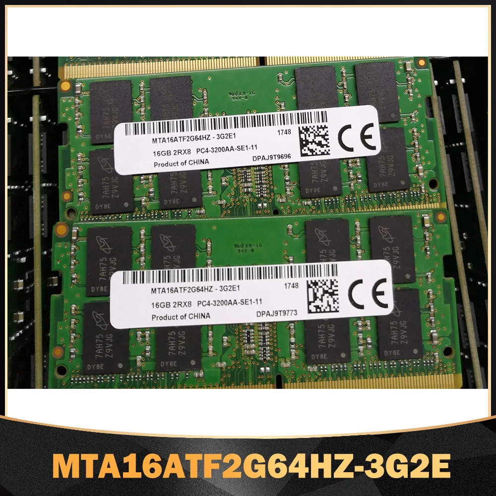 

1PC RAM 16G 16GB 2RX8 PC4-3200AA-SE1 DDR4 32001 For MT Notebook Memory MTA16ATF2G64HZ-3G2E