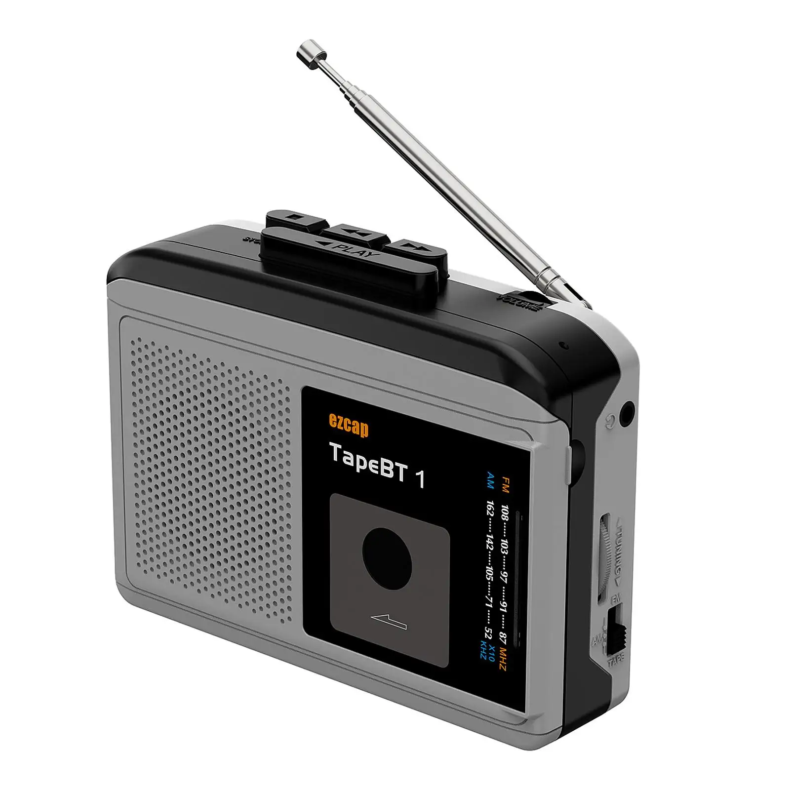 

Cassette Player Built-In Speaker Earphone Music Tape Player AM/FM Radio