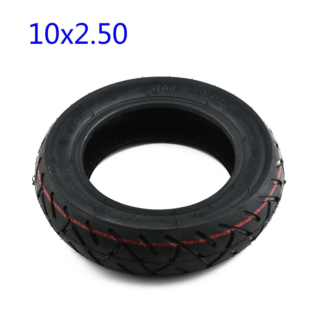 

10x2.50 Inch Black Rubber Tyre + Inner Tube E-Scooter Tire Replacement For Electric Scooter Accessories Tire