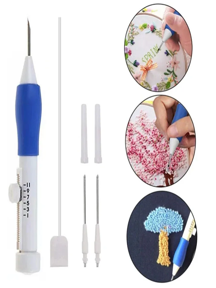 

Набор игл для вышивания, швейные иглы для шитья, набор инструментов «сделай сам» для вязания ковровых дорожек, одежды, вышивки, шитья