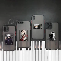jujutsu kaisen anime phone case matte transparent for iphone 7 8 11 12 13 plus mini x xs xr pro max cover