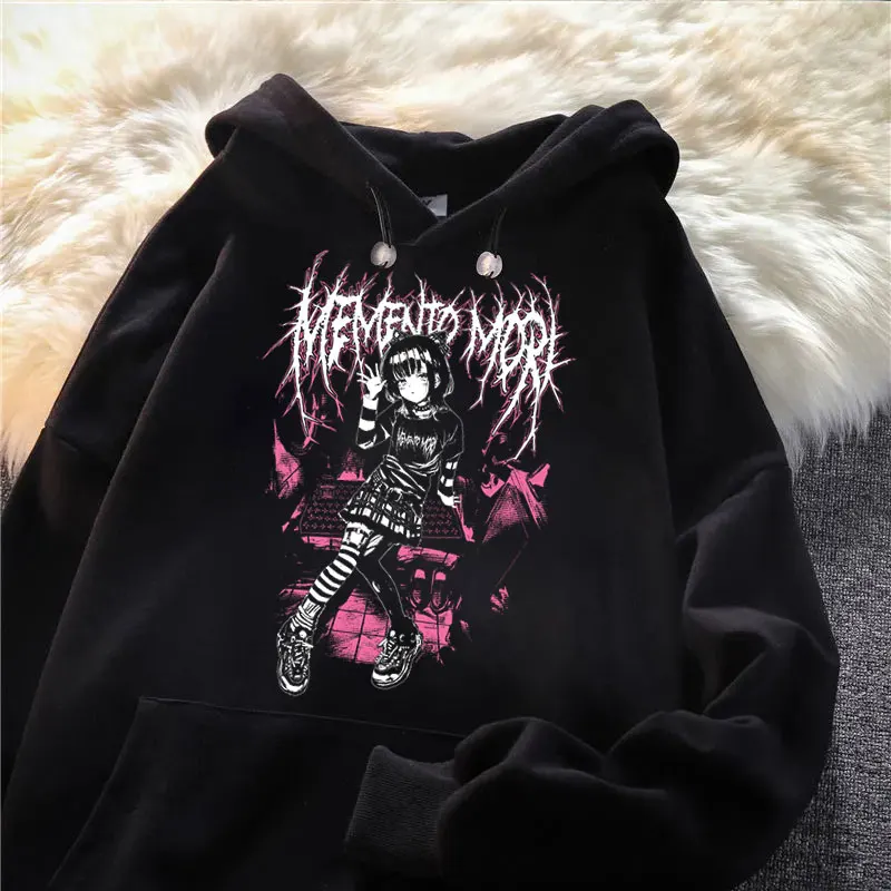 

Women Hoodie Streetwear Goth Art Aesthetics Sternum Butterfly Picture Hip Hop Vintage Hoodies Casual Y2k Clothes Tops