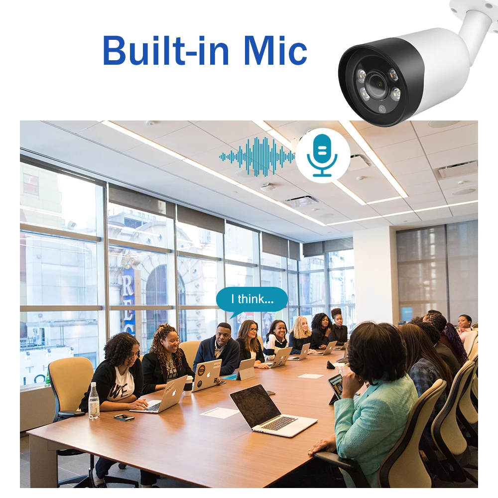 Система видеонаблюдения Hikvision совместимая с камерами 5 МП 4 канала |