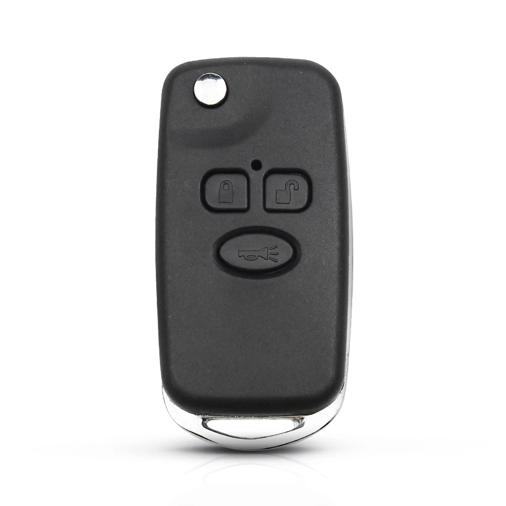 Dandkey Измененный Ключ-оболочка Flip Remote для BYD F3 F3R Fit Toyota Vios 3 Кнопки Fob Keyless Entry Transmitter Автомобильный пустой корпус.