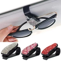 car vehicle sun visor sunglasses glasses card ticket holder for car accessories eyeglasses holder car interior supplies