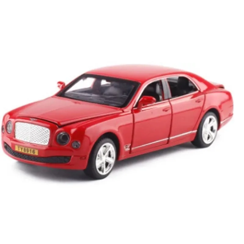 Модель автомобиля MULSANNE летающая шпора из сплава 6 дверей металлическая литая под