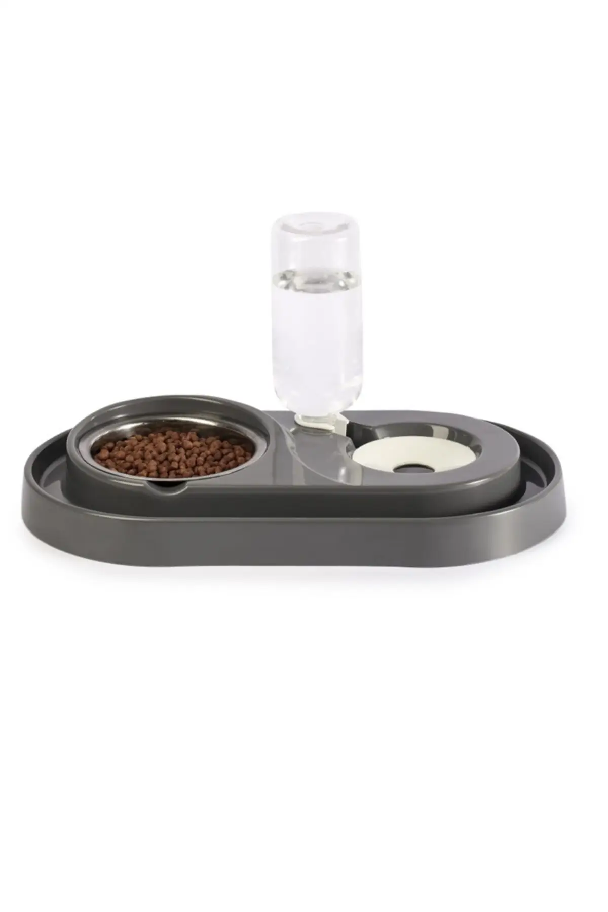 

Стальная миска для воды tasдолли pet Mama, серая, 500 мл