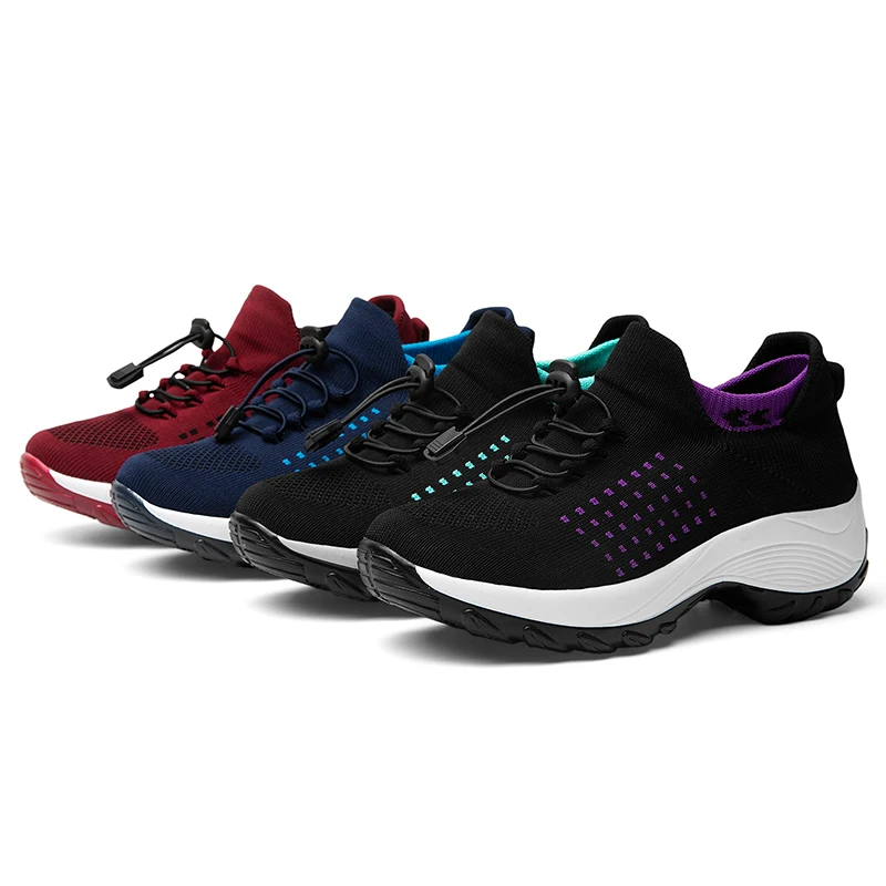 Women Shoes High Quality Casual Mesh Sneakers Women Sport Plus Size Socks Shoes  Lightweight Sneaker Footwear Basket Shoes Women