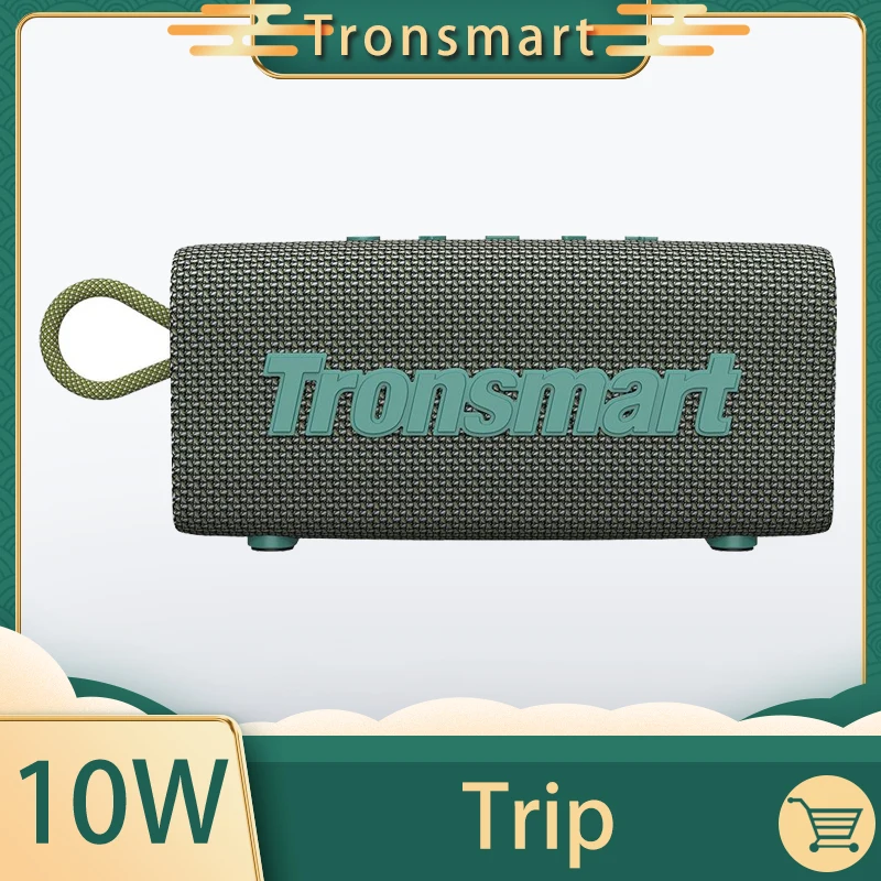 

Tronsmart Trip Bluetooth 5.3 Speaker Dual-Driver Portable Speaker without lag with 20 Hours Playtime,IPX7 Waterproof for Outdoor