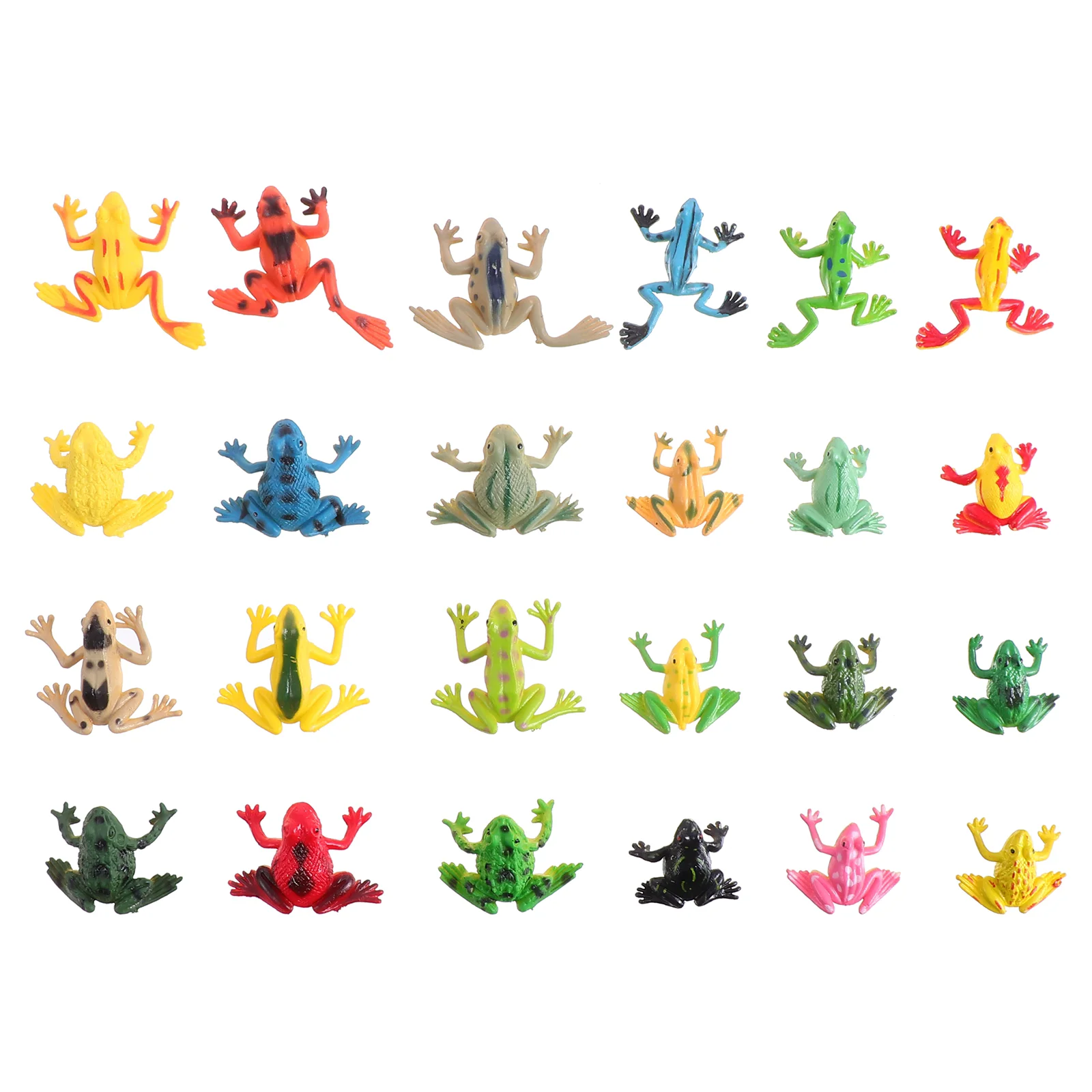 

24 Pcs Toy Kids Little Frog Model Mini Frogs Sculpture Figurine Figurines Statue Animals Toys Child
