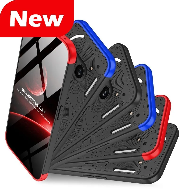 Новинка для Nothing Phone2A чехол телефона Phone2a защитный матовый трехсекционный с