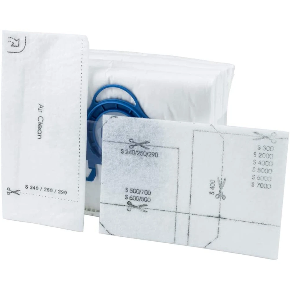 12 мешков для пылесоса + 8 фильтров совместимых с HyClean Miele GN 3D 10408410 Классические