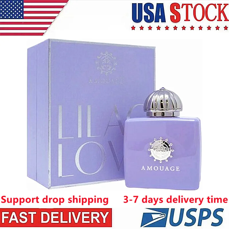 

Shipping To US 3-7 Days Amouage Lilac Love Women's Perfumes Purple Parfume Body Spray Good Smelling Parfum for Lady