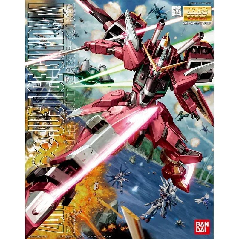 Bandai Gundam MG 1/100 Infinite Justice ZGMF-X19A Сборка Аниме Фигурка Модель Игрушки Коллекционные