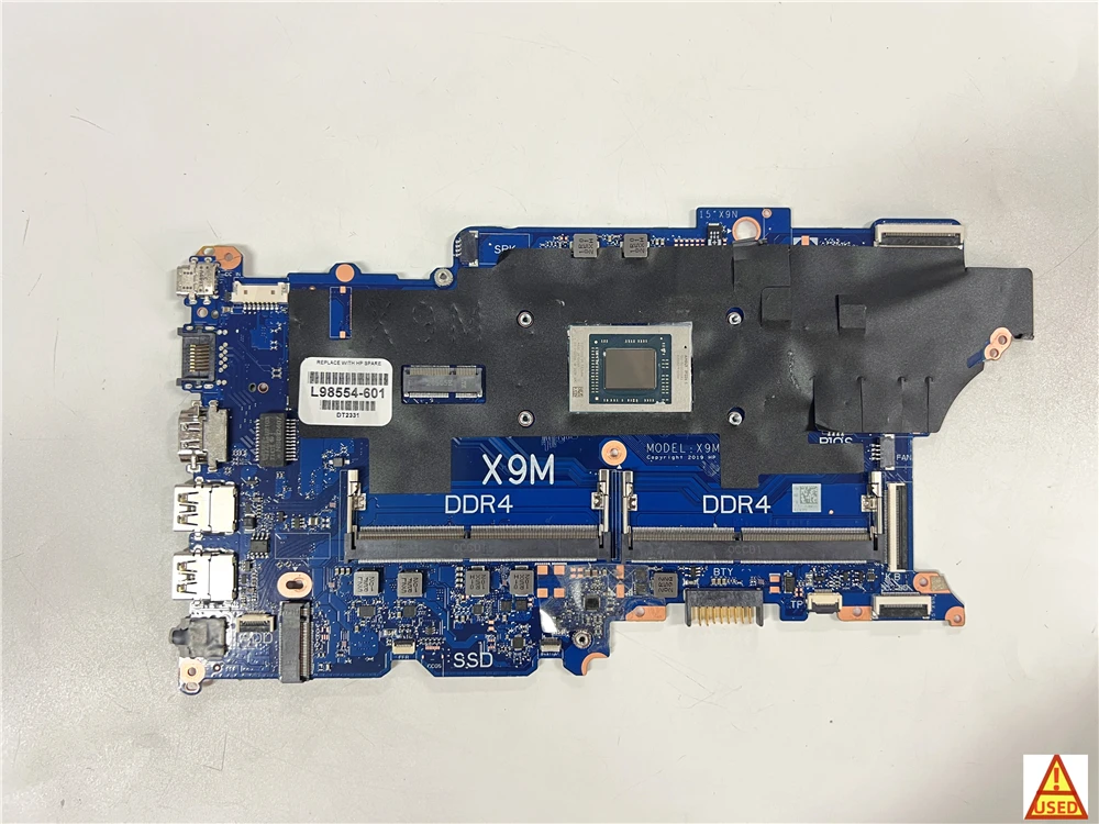 

Laptop Motherboard L98554-601 DA0X9MMB8F0 FOR HP 455 G7 WITH Ryzen5 4500U Fully Tested and Works Perfectly