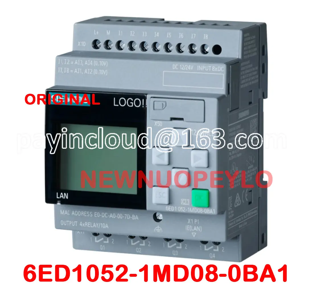

Оригинальный 6ED1052-1MD08-0BA1 новая версия логотип 12/24RCE с модульным дисплеем 12/24 в DC/relè 8 DI 4AI