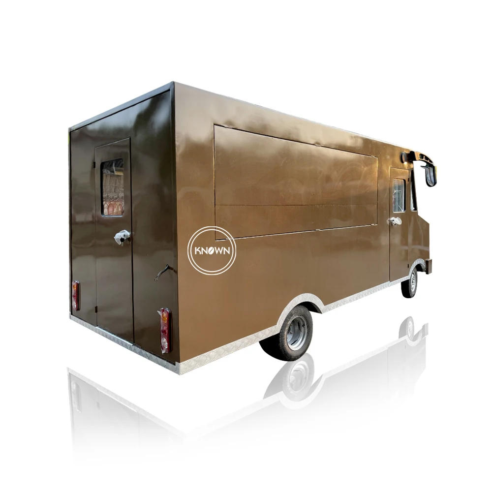 Мобильная уличная тележка для продажи мороженого фургона быстрого хот-дога