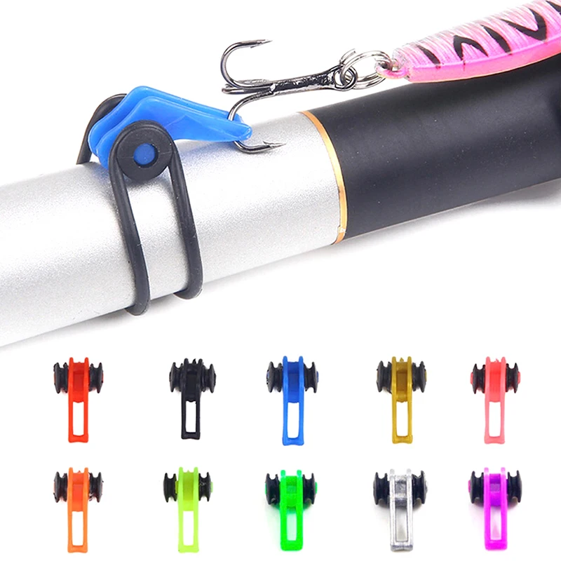 

10pcs/Lot Plastic Fishing Hook Safety Holder Holder Lure Attachment Hooks Safe