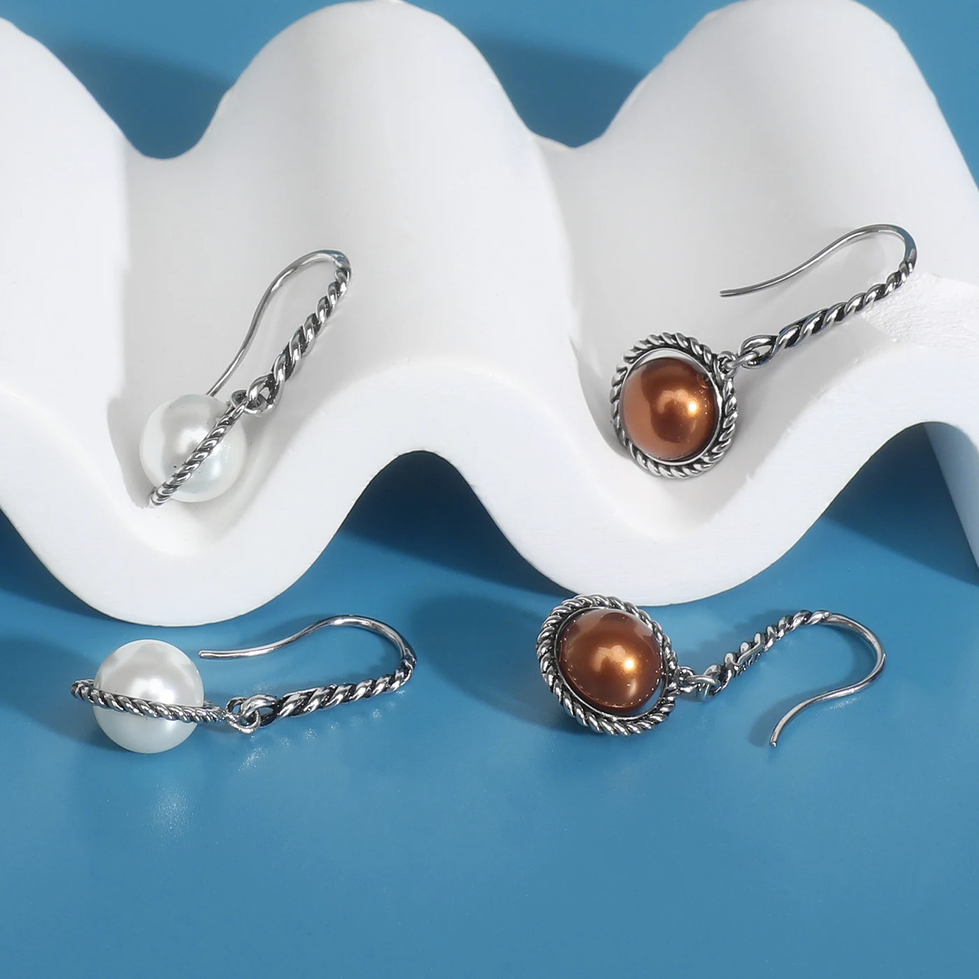 Индивидуальные Подвесные серьги David сферические квадратные ушные крючки модная