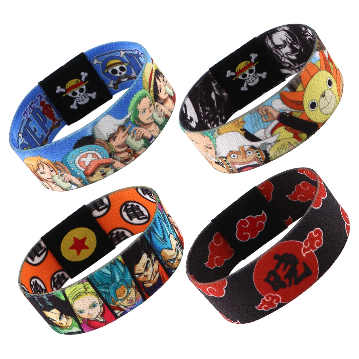 

Anime Characters Bracelets Charm Clouds Bangle Women Men Elastic Sport Wristband Fashion Hand Circle Jewelry Accessories Gift