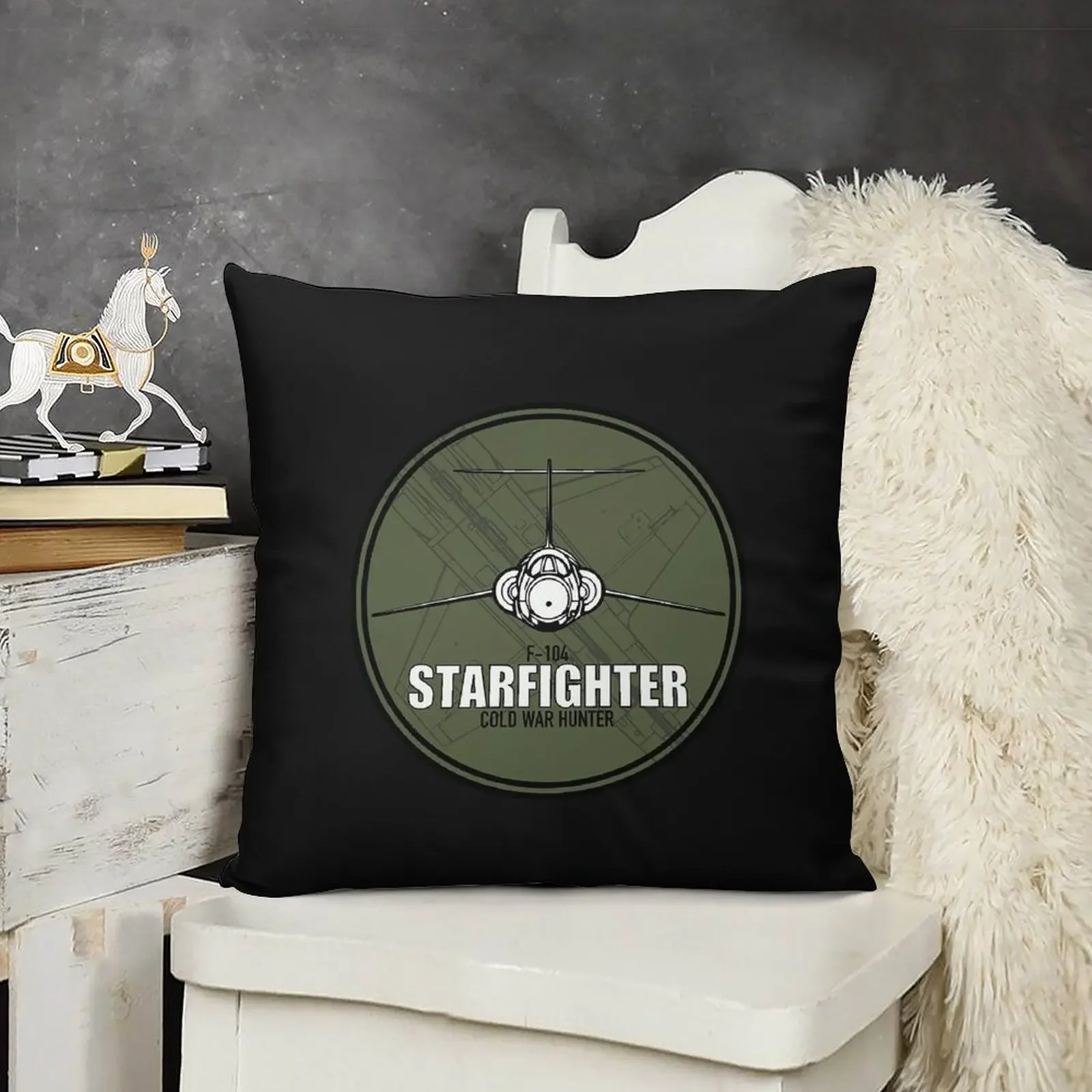 Футболка Usaf F104 Starfighter F-104 подушка роскошная наволочка подушки для детей