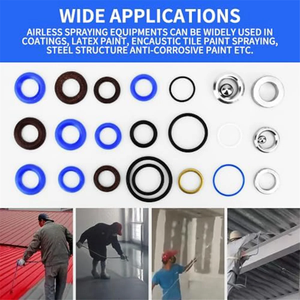 Комплект для ремонта насоса 248212 безвоздушного распылителя краски GracoAirless Ultra Max II