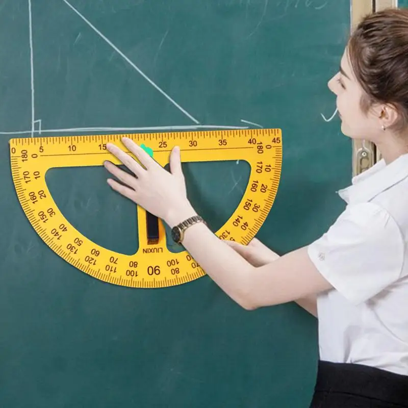 Большой цифровой дизайн большая доска обучающий транспортир компас классные