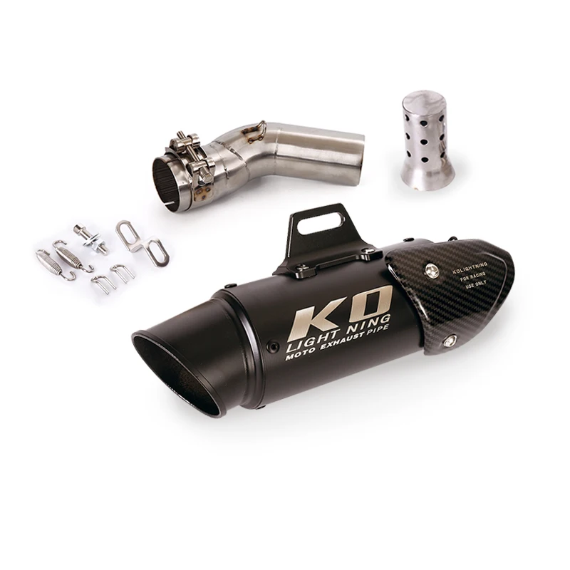 Выхлопная система без шнуровки средний канал выхлопная труба 51 мм глушитель из