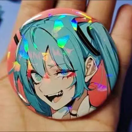 Аниме фигурки Hatsune Miku броши значок брошь в виде Вокалоида пиаро аниме для девочек