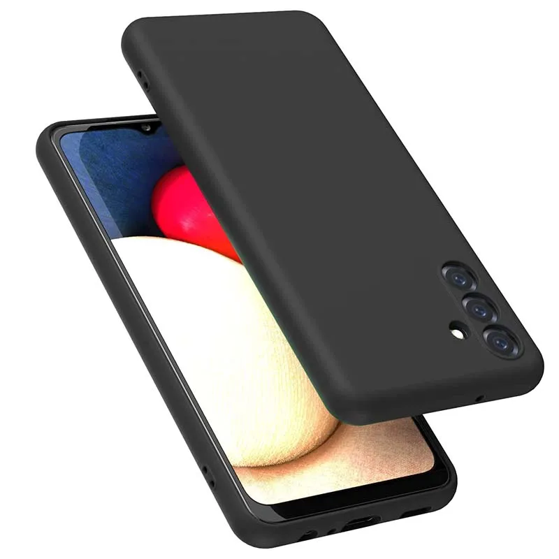 

Роскошный оригинальный официальный силиконовый чехол для Samsung Galaxy A14, чехол с бархатной подкладкой, противоударный мягкий чехол-накладка для Samsung A14