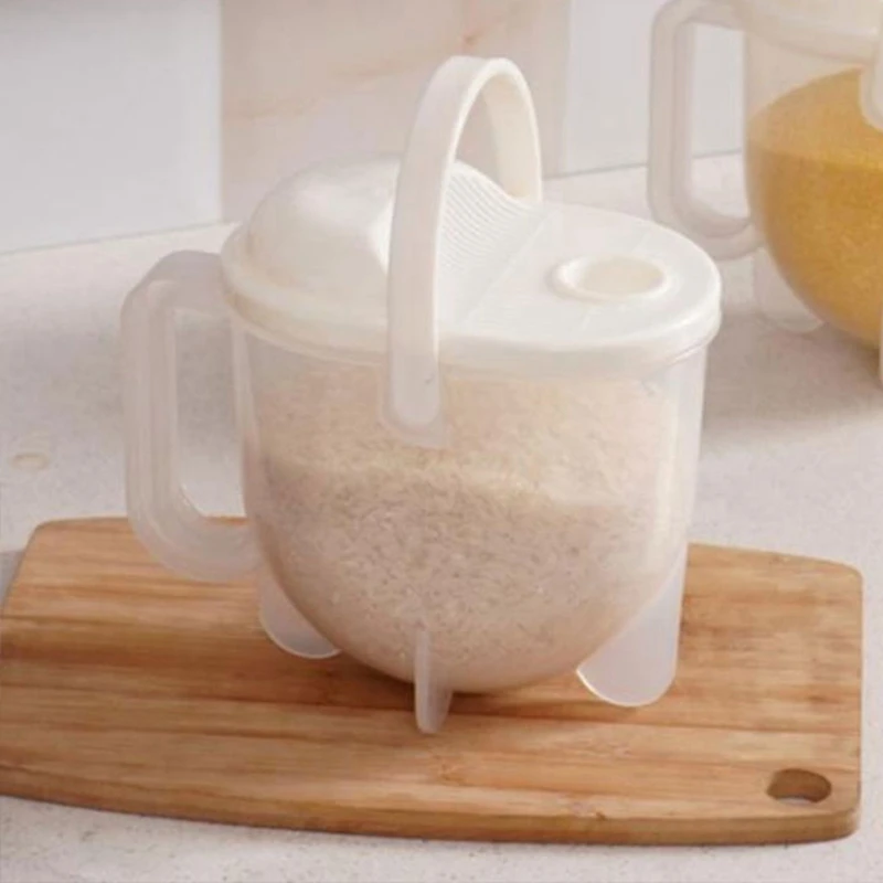 Машина для мытья риса с ручкой пластиковый фильтр сито мойки соевых бобов