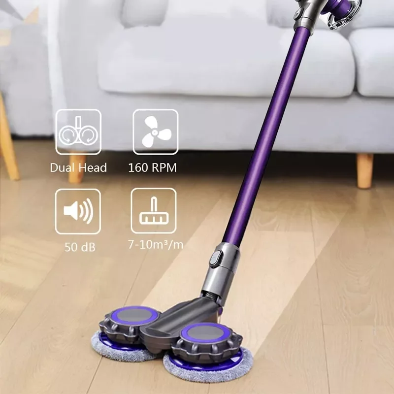 

Floor Wet Dry Mopping Head for Dyson V6 Animal V6 Fluffy DC58 DC59 DC61 DC62 DC74 Vacuum Cleaner Parts Head