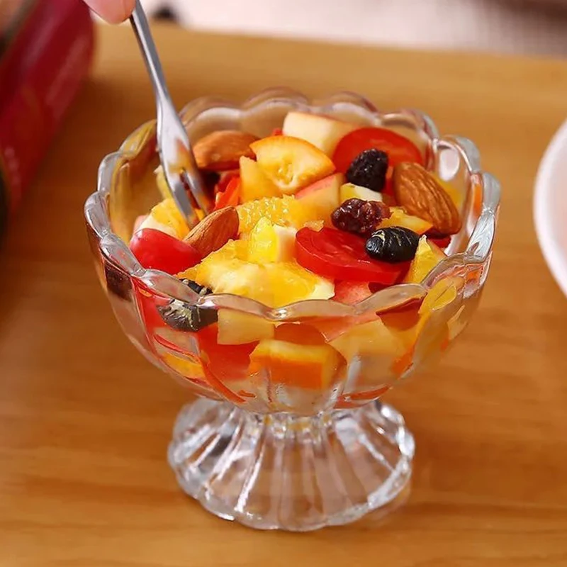 Стеклянная чашка для мороженого Obelix стеклянная коктейлей молочного коктейля