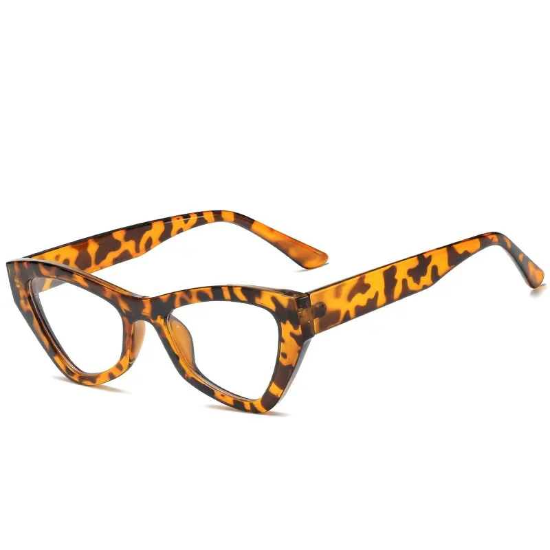 Очки кошачий глаз женские винтажные оптические очки большого размера для