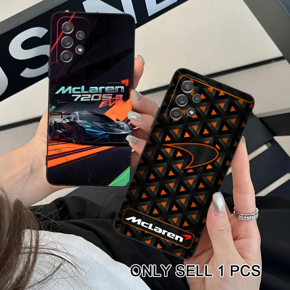 Фото Чехол для телефона Car M-Mclaren-S для Samsung Galaxy A26 25 24 23 22 21 17 16 15 14 13 12 11 5G, мягкий противоударный чехол из ТПУ №5