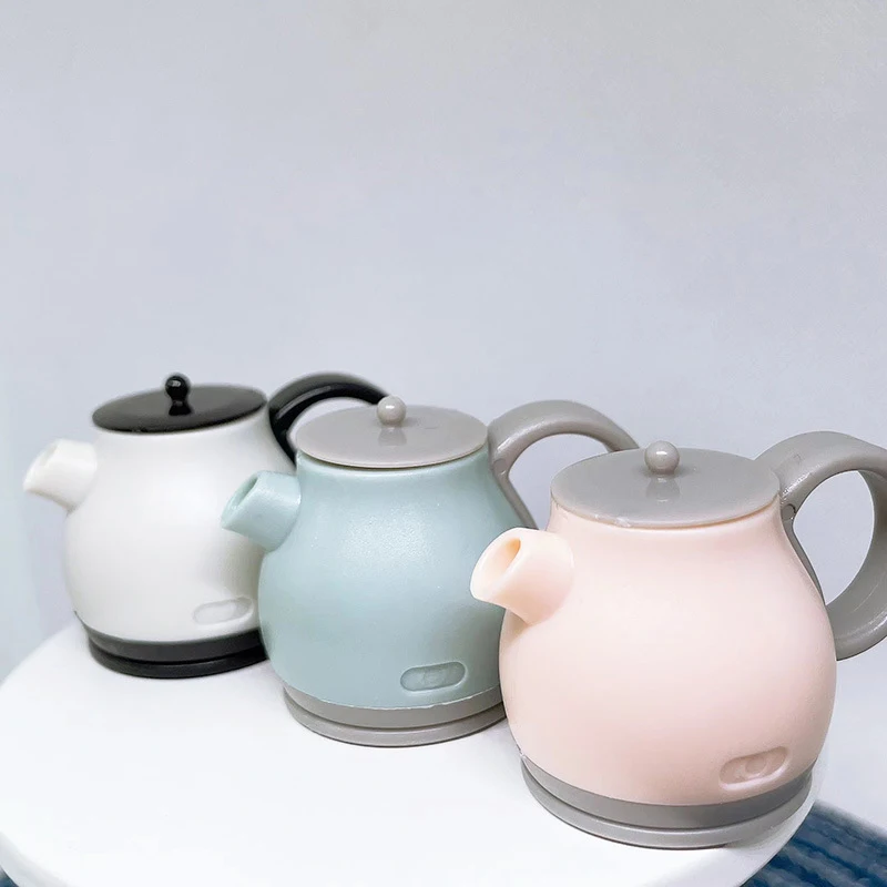 

1:12 Dollhouse Miniature Simulated Water Kettle Dolls Kitchen Model Accessories
