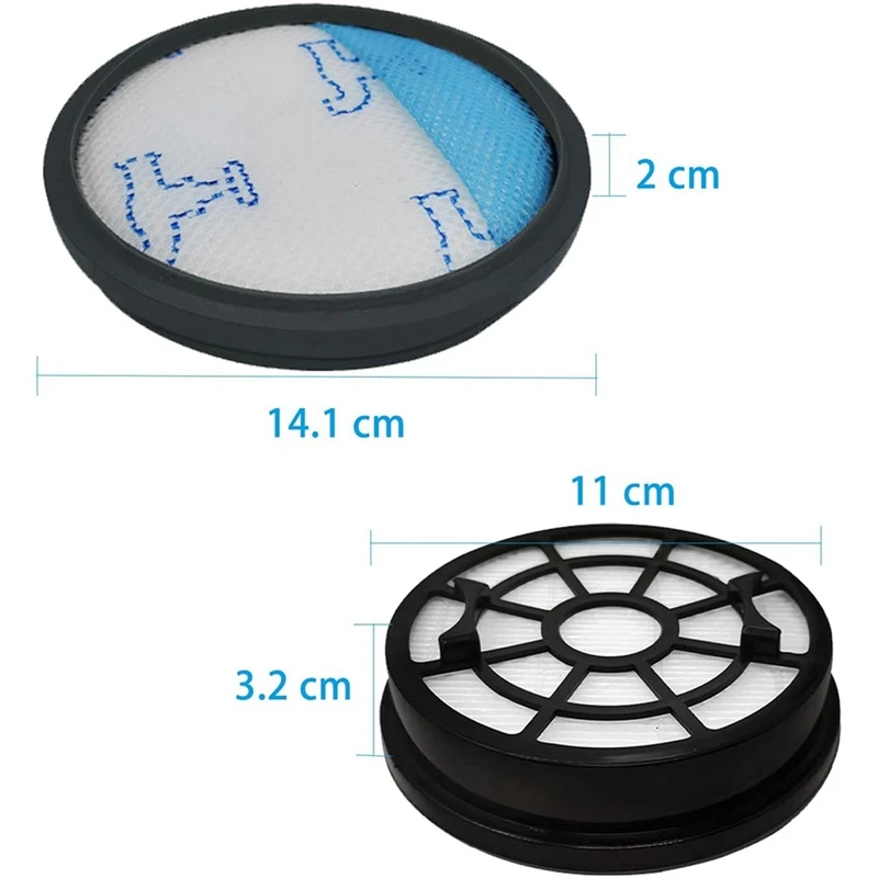 4 шт. HEPA-фильтры для Rowenta RO2910EA RO2913EA RO2915EA RO2932EA RO2933EA RO2957EA RO2981EA запчасти пылесоса