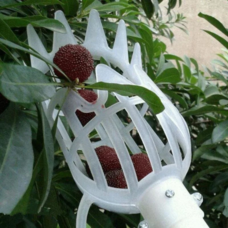 

Deep Basket Fruit Picker Head High-altitude Garden Tools Convenient Fruit Picker Catcher Apple Peach Picking Farm Garden Device