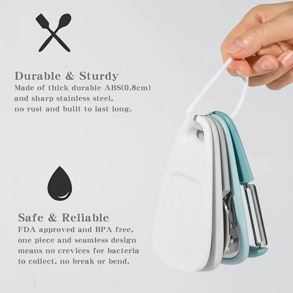 

Useful Hangable Design Reusable Peeler Grinder Bottle Opener Cooking Utensils Wear-resistant Potato Crusher Home Supply