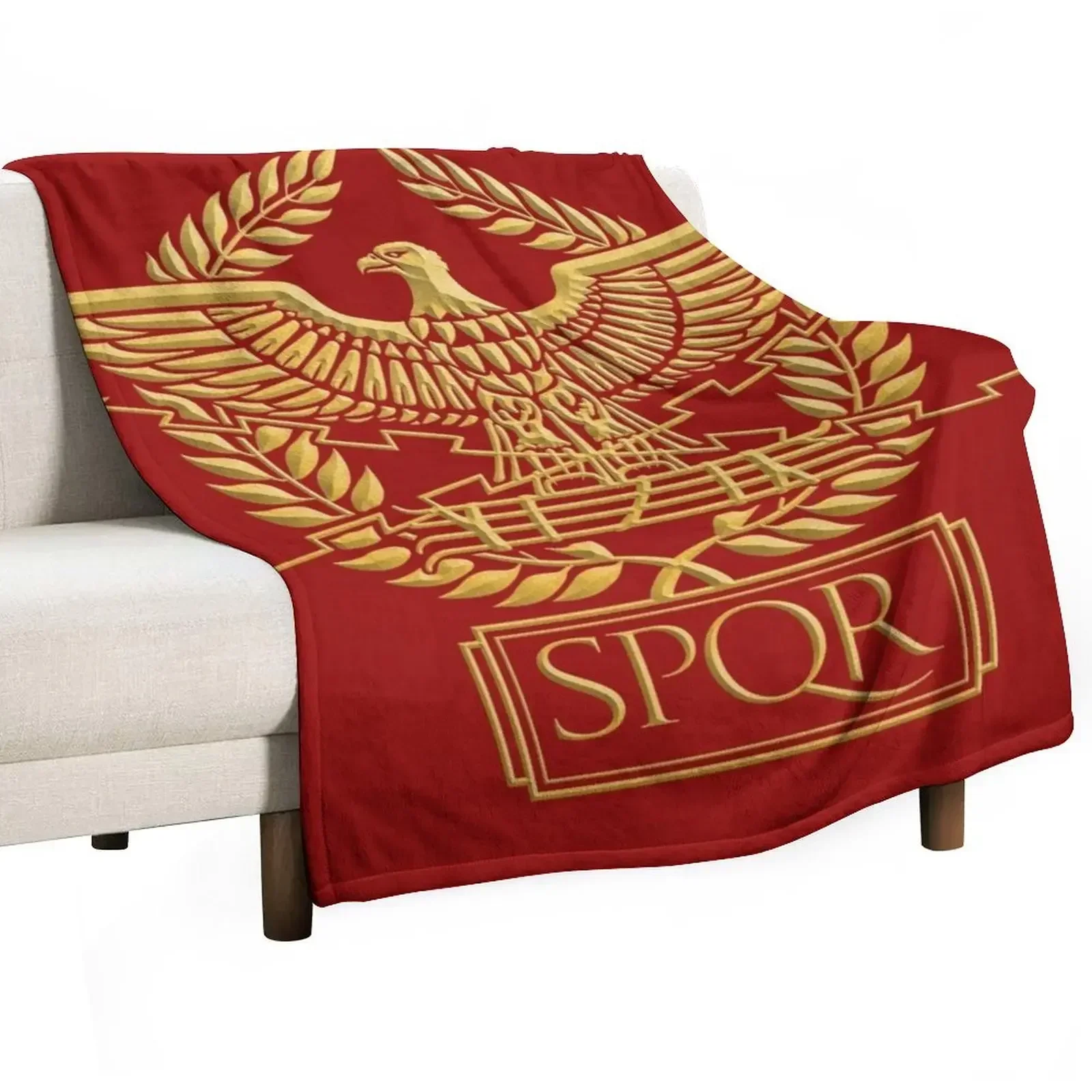 Одеяло Gold Roman Aquila Eagle SPQR гигантское постельное белье для дивана одеяла и