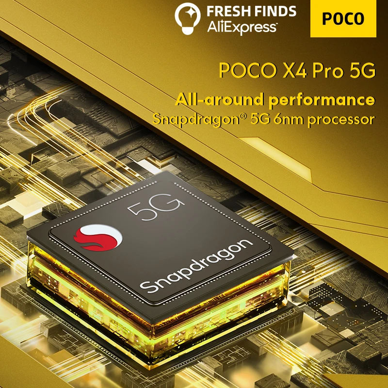 Глобальная версия POCO X4 Pro 5G NFC смартфон 6 / 8GB 128GB 256GB сотовый телефон AMOLED 120Hz 67W