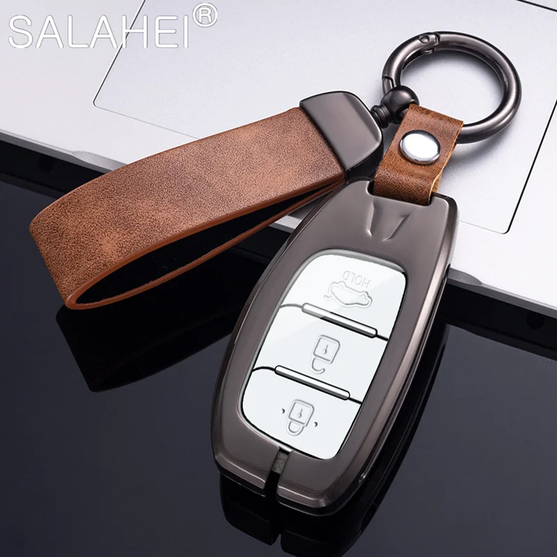 

Zinc Alloy Car Key Case For Hyundai Sonata Sel IONIQ 5 NEXO NX4 Tucson Mistra IX25 IX35 I20 I30 I40 HB20 Verna Grandeur Santa Fe