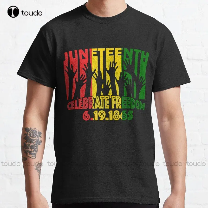

Free-Ish Since 1865 Juneteenth Shirt Black History American African Freedom Day Classic T-Shirt Black Tshirt Men Xs-5Xl