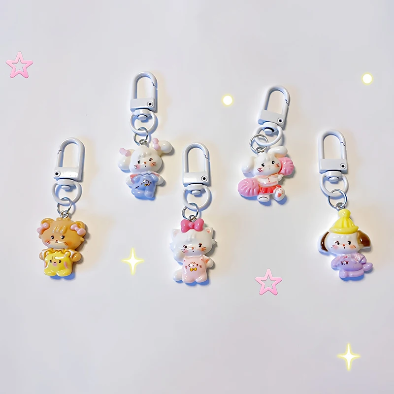 Милая искусственная полимерная подвеска в виде сердца для девочек Чарм-брелок