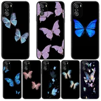 butterfly flying in the sky phone case for xiaomi mi 11 lite pro ultra 10s 9 8 mix 4 fold 10t 5g black cover silicone back prett
