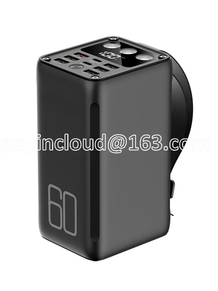 

Внешний аккумулятор высокой емкости, 60000 мА, 22,5 Вт