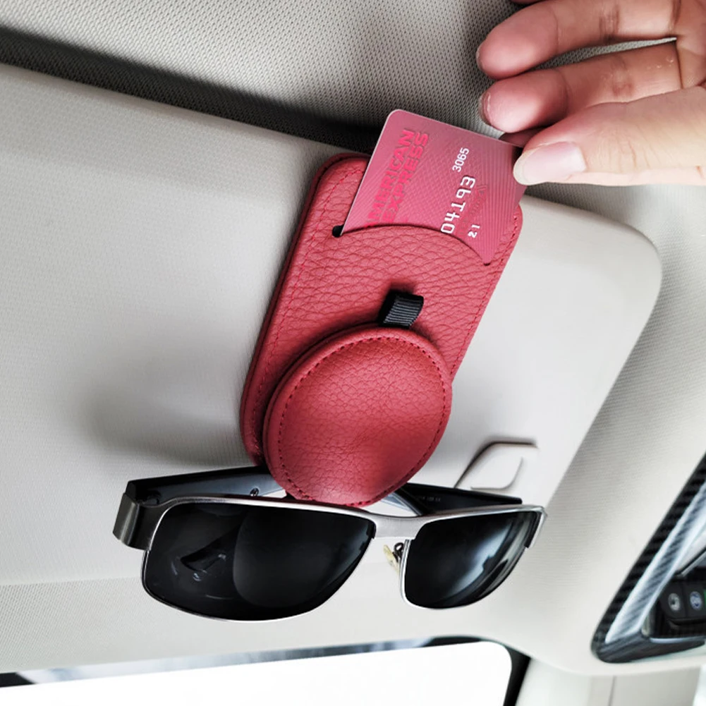 

1Pcs visor glasses clips Universal Sun Visor Glasses Clip for Car Interior Card Ticket Portable Sunglasses Holder Clips in car